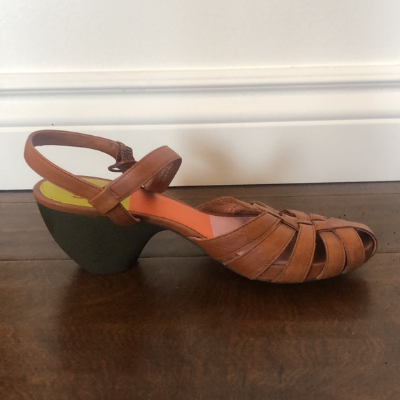 Camper cognac closed-toe heels - Picture 5 of 6